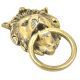Brass Lion Head Ring Door Knocker